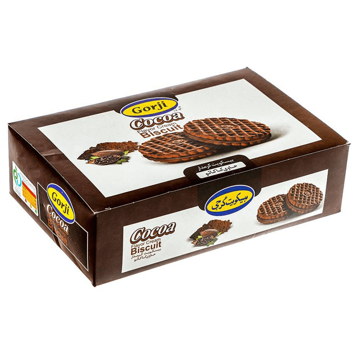 Gorji Cocoa Flavor Cream Biscuit 390gr